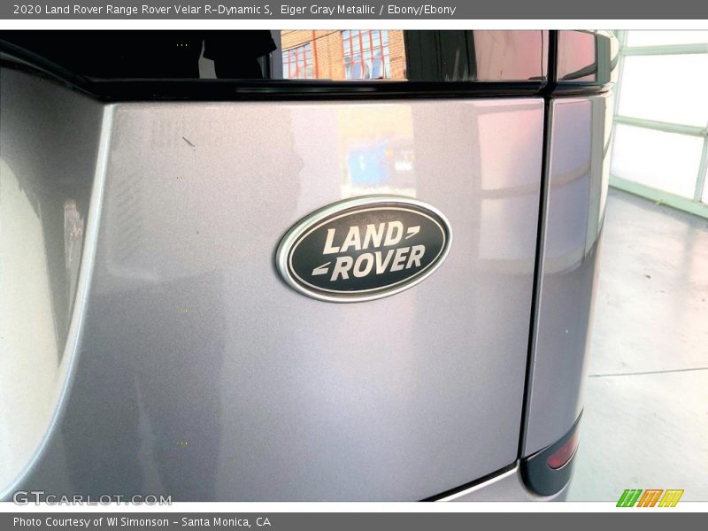 Eiger Gray Metallic / Ebony/Ebony 2020 Land Rover Range Rover Velar R-Dynamic S