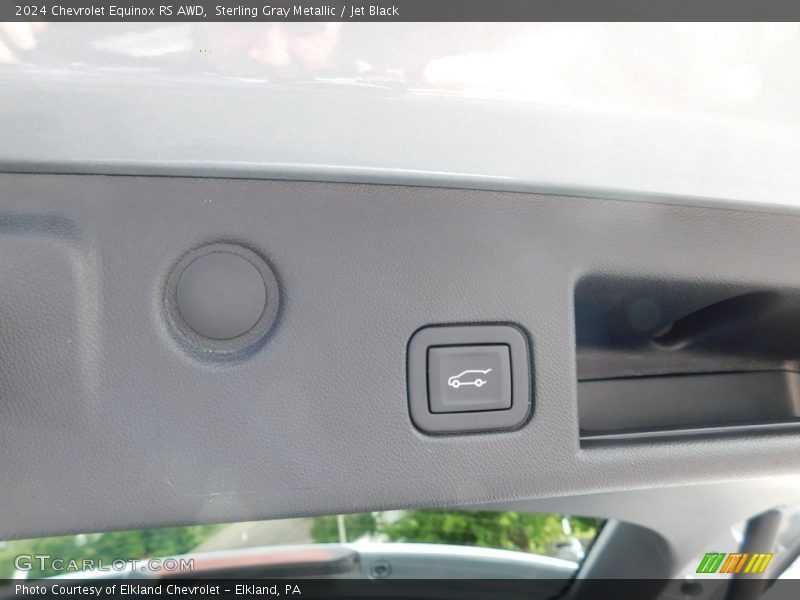 Sterling Gray Metallic / Jet Black 2024 Chevrolet Equinox RS AWD