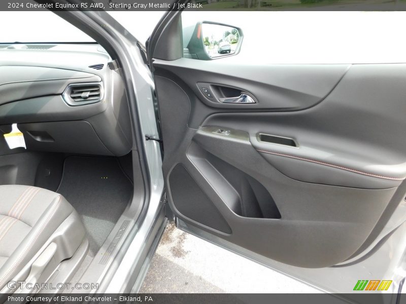 Sterling Gray Metallic / Jet Black 2024 Chevrolet Equinox RS AWD