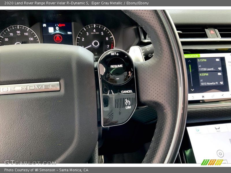 Eiger Gray Metallic / Ebony/Ebony 2020 Land Rover Range Rover Velar R-Dynamic S