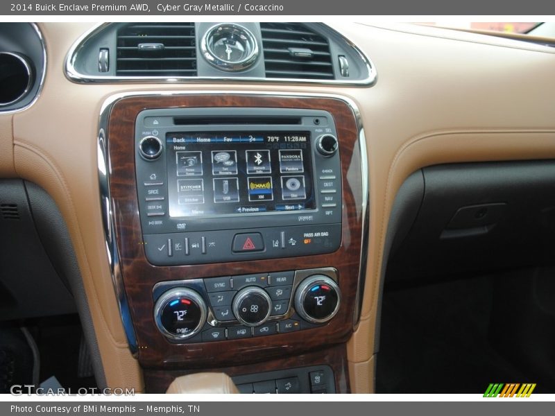 Cyber Gray Metallic / Cocaccino 2014 Buick Enclave Premium AWD