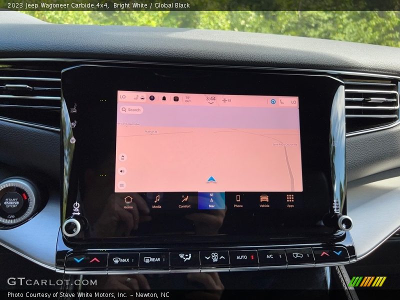 Controls of 2023 Wagoneer Carbide 4x4