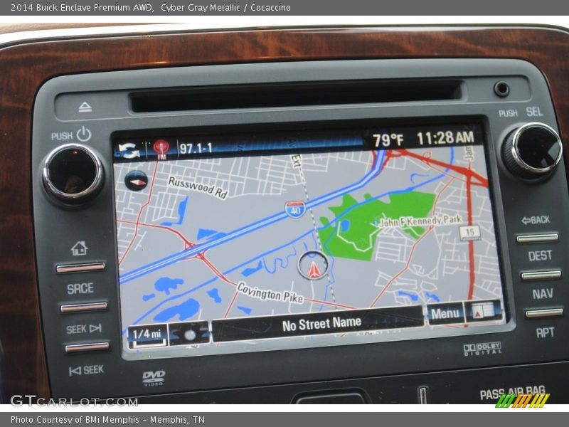 Cyber Gray Metallic / Cocaccino 2014 Buick Enclave Premium AWD