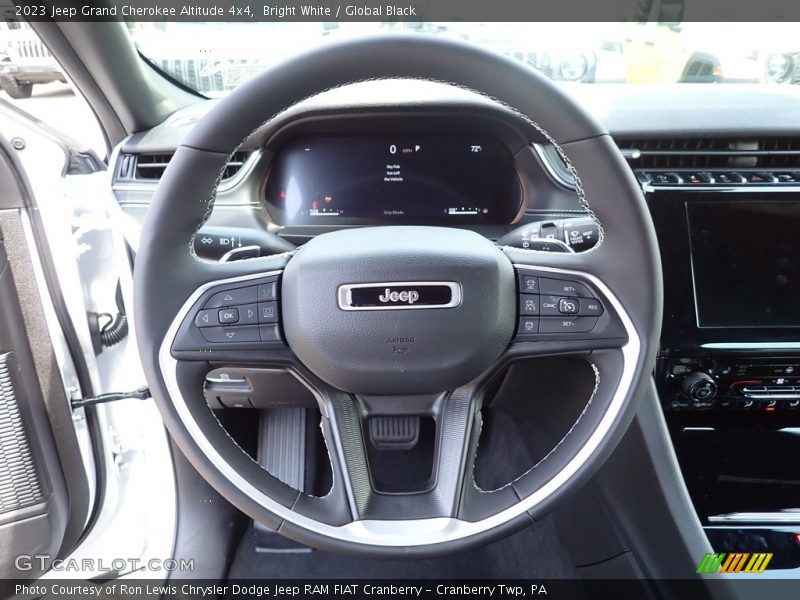 Bright White / Global Black 2023 Jeep Grand Cherokee Altitude 4x4