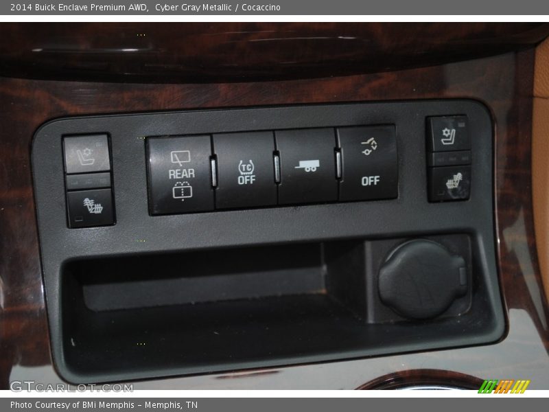 Cyber Gray Metallic / Cocaccino 2014 Buick Enclave Premium AWD