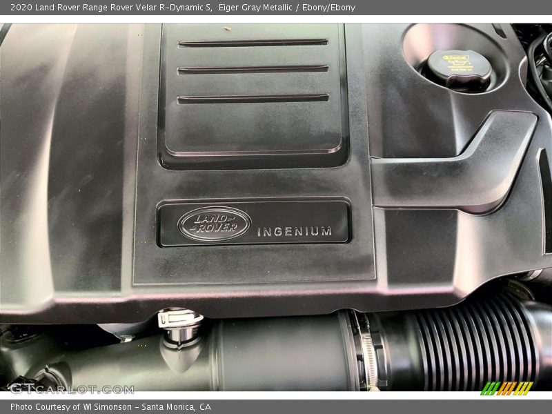 Eiger Gray Metallic / Ebony/Ebony 2020 Land Rover Range Rover Velar R-Dynamic S