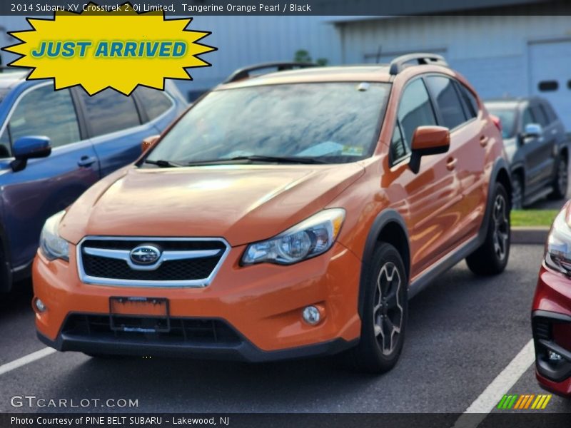 Tangerine Orange Pearl / Black 2014 Subaru XV Crosstrek 2.0i Limited