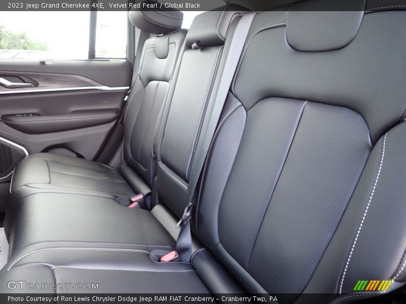 Velvet Red Pearl / Global Black 2023 Jeep Grand Cherokee 4XE