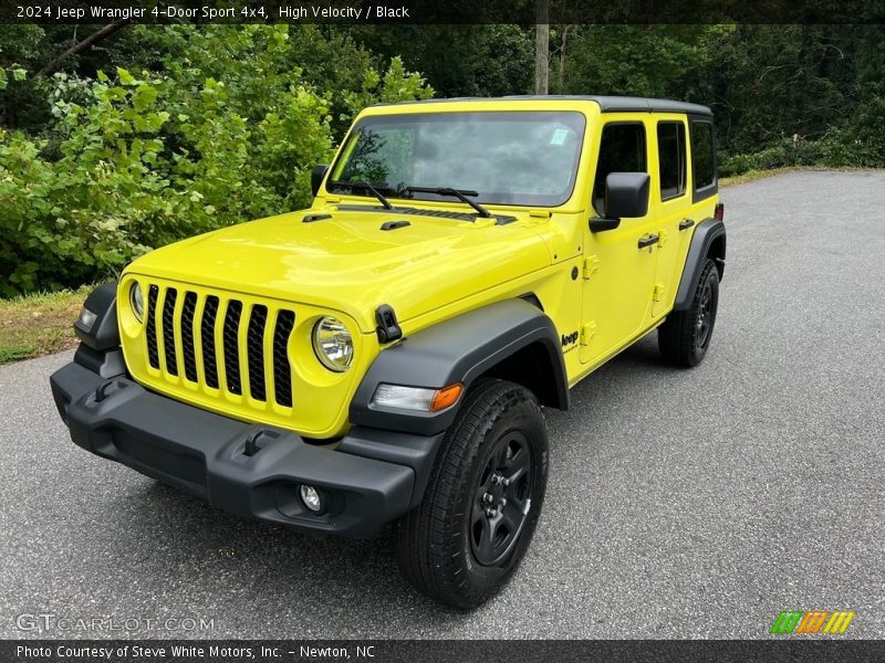 High Velocity / Black 2024 Jeep Wrangler 4-Door Sport 4x4