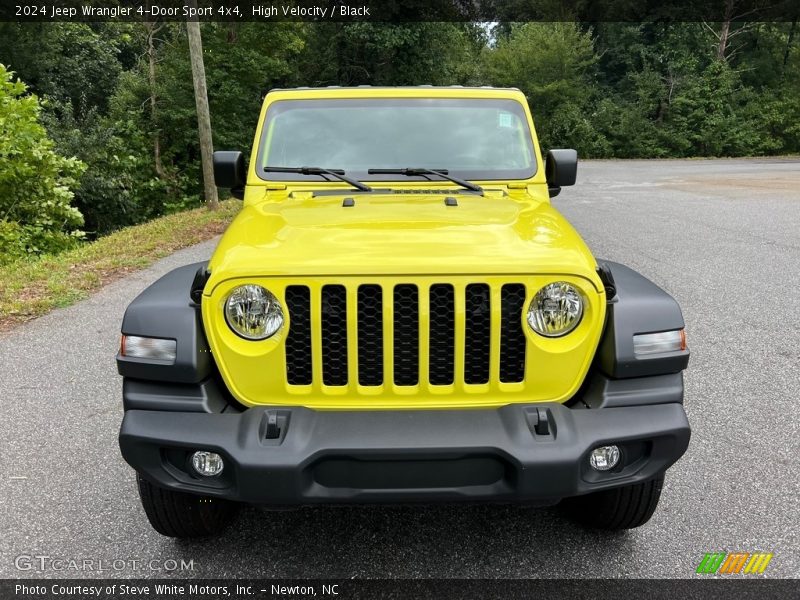 High Velocity / Black 2024 Jeep Wrangler 4-Door Sport 4x4