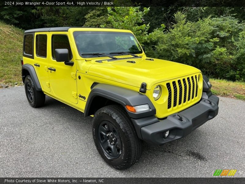Front 3/4 View of 2024 Wrangler 4-Door Sport 4x4