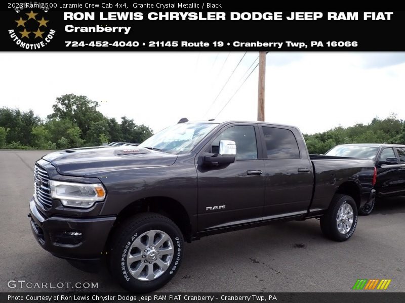 Granite Crystal Metallic / Black 2023 Ram 2500 Laramie Crew Cab 4x4