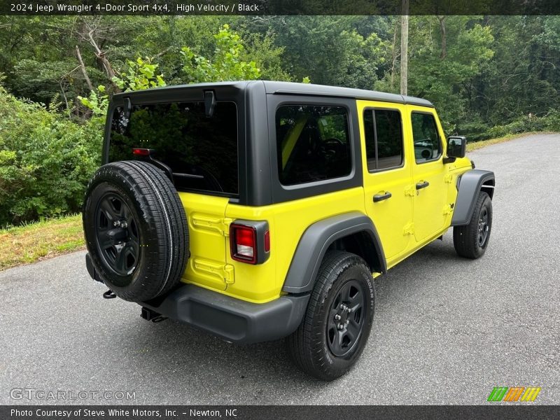 High Velocity / Black 2024 Jeep Wrangler 4-Door Sport 4x4