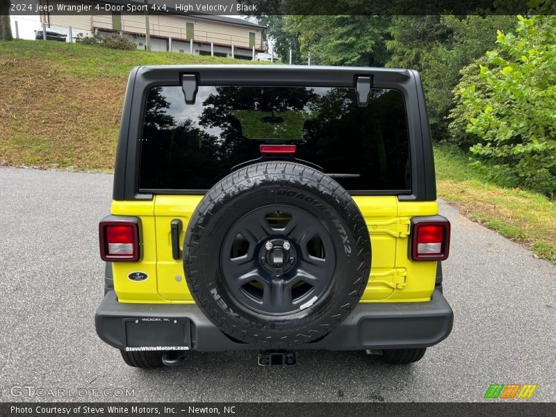 High Velocity / Black 2024 Jeep Wrangler 4-Door Sport 4x4