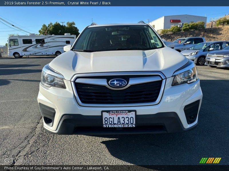 Crystal White Pearl / Black 2019 Subaru Forester 2.5i Premium