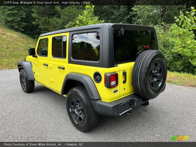 High Velocity / Black 2024 Jeep Wrangler 4-Door Sport 4x4