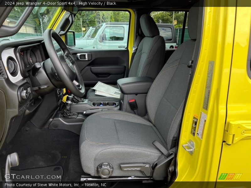 Front Seat of 2024 Wrangler 4-Door Sport 4x4