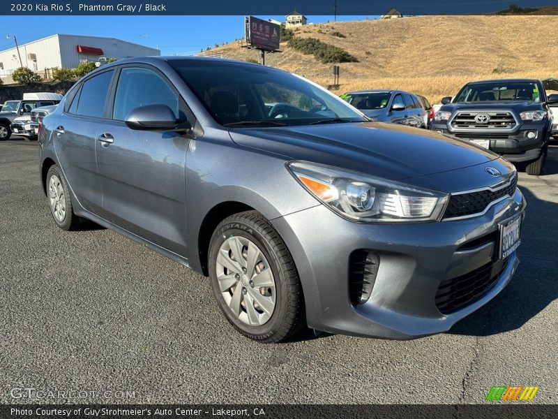 Phantom Gray / Black 2020 Kia Rio S