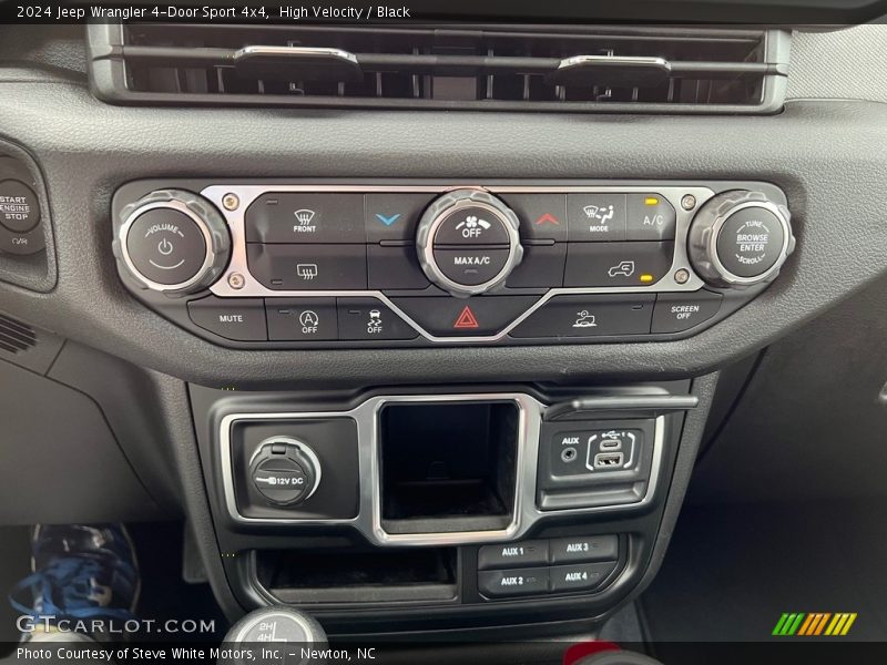 Controls of 2024 Wrangler 4-Door Sport 4x4