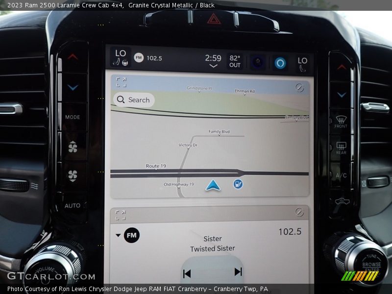 Navigation of 2023 2500 Laramie Crew Cab 4x4