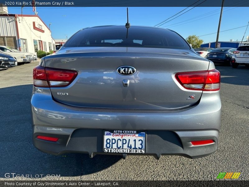 Phantom Gray / Black 2020 Kia Rio S