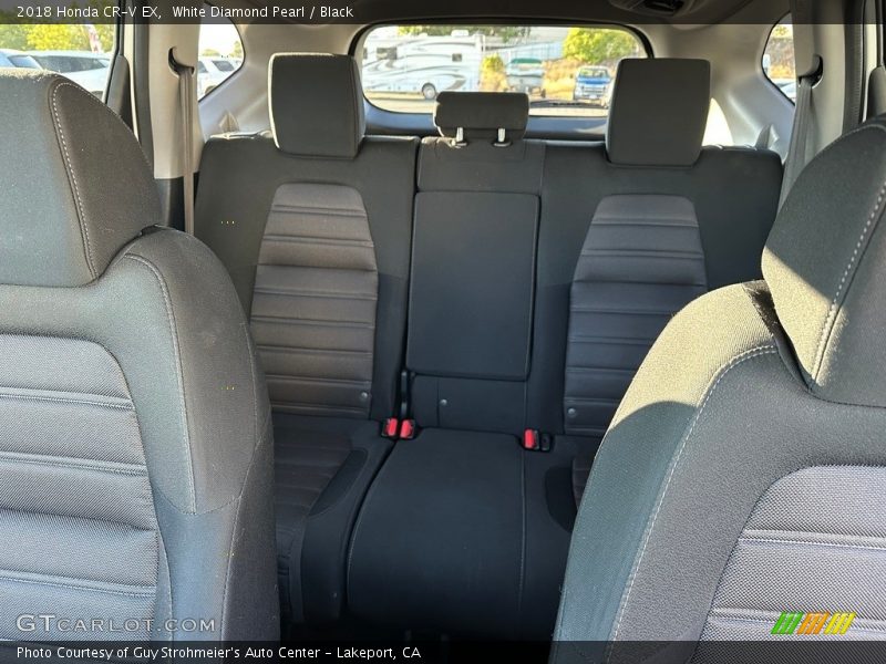 White Diamond Pearl / Black 2018 Honda CR-V EX