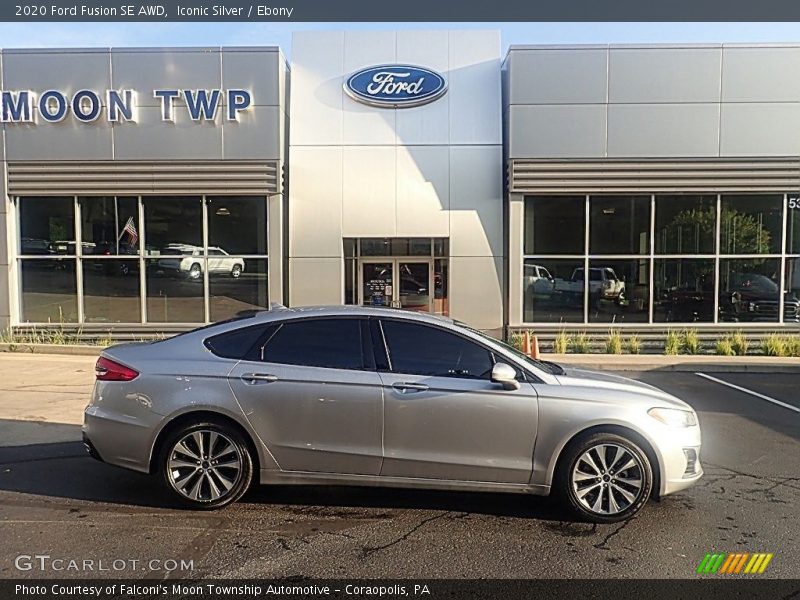 Iconic Silver / Ebony 2020 Ford Fusion SE AWD