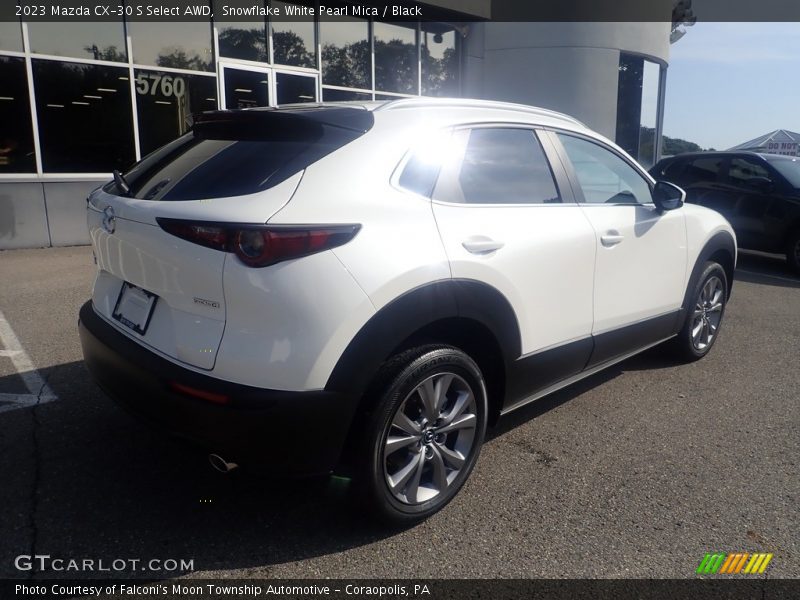 Snowflake White Pearl Mica / Black 2023 Mazda CX-30 S Select AWD