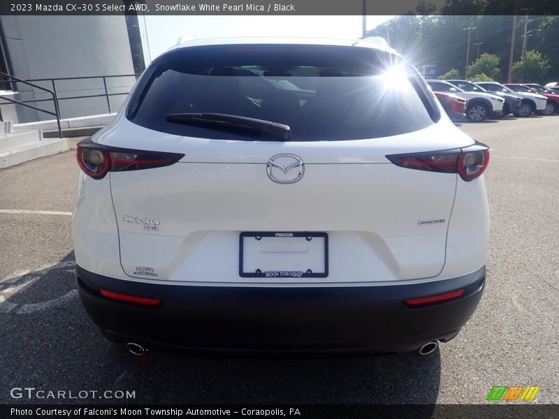 Snowflake White Pearl Mica / Black 2023 Mazda CX-30 S Select AWD