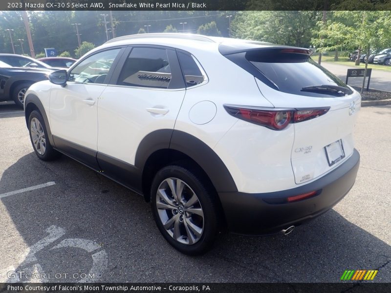Snowflake White Pearl Mica / Black 2023 Mazda CX-30 S Select AWD