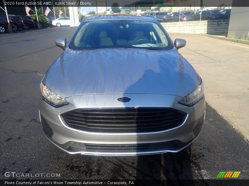 Iconic Silver / Ebony 2020 Ford Fusion SE AWD