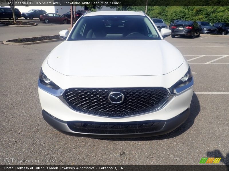 Snowflake White Pearl Mica / Black 2023 Mazda CX-30 S Select AWD