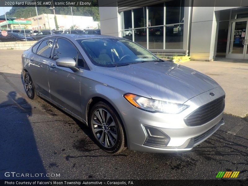 Iconic Silver / Ebony 2020 Ford Fusion SE AWD