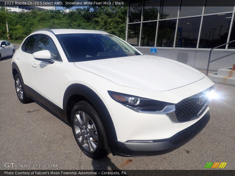 Snowflake White Pearl Mica / Black 2023 Mazda CX-30 S Select AWD
