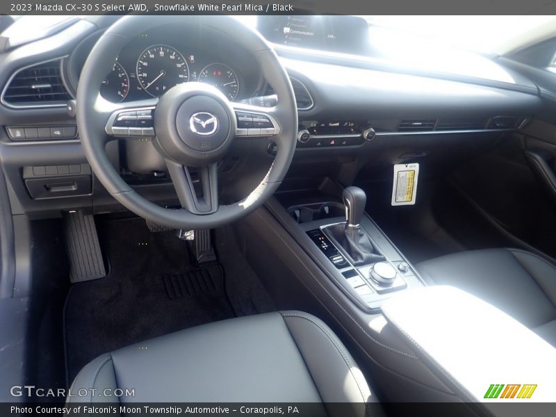 Snowflake White Pearl Mica / Black 2023 Mazda CX-30 S Select AWD