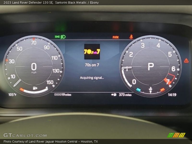 Santorini Black Metallic / Ebony 2023 Land Rover Defender 130 SE