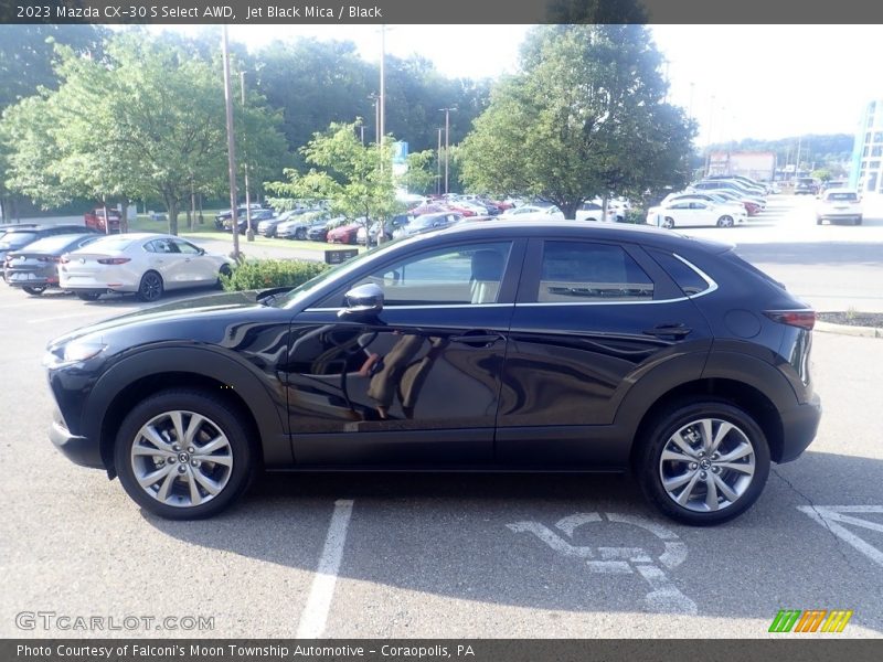 Jet Black Mica / Black 2023 Mazda CX-30 S Select AWD