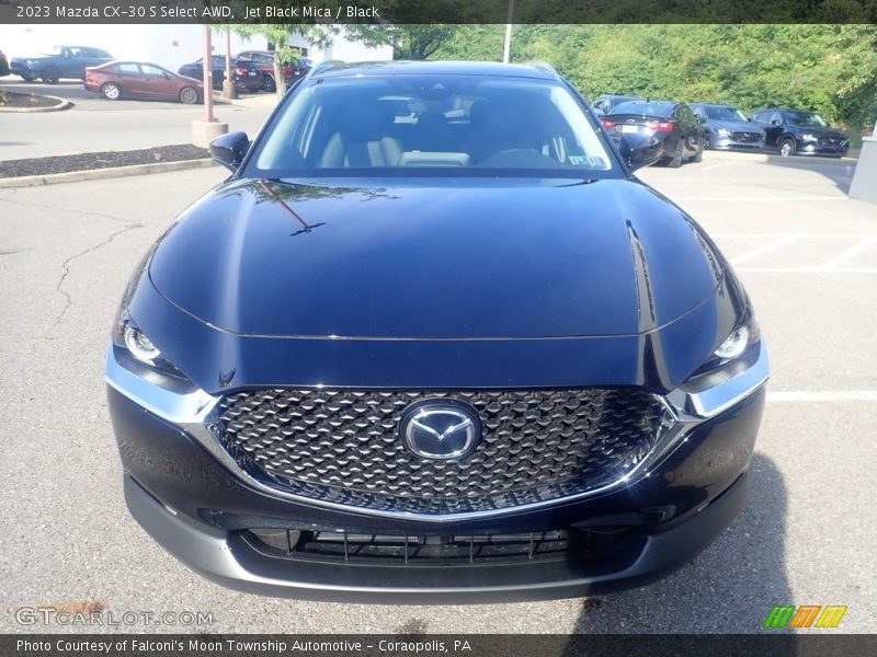 Jet Black Mica / Black 2023 Mazda CX-30 S Select AWD