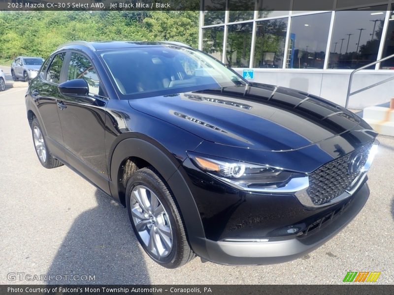 Jet Black Mica / Black 2023 Mazda CX-30 S Select AWD