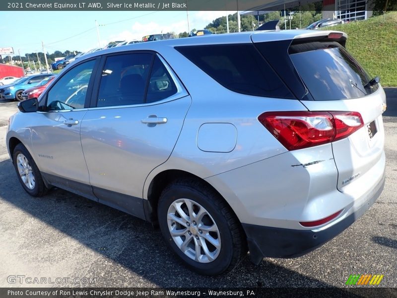 Silver Ice Metallic / Jet Black 2021 Chevrolet Equinox LT AWD