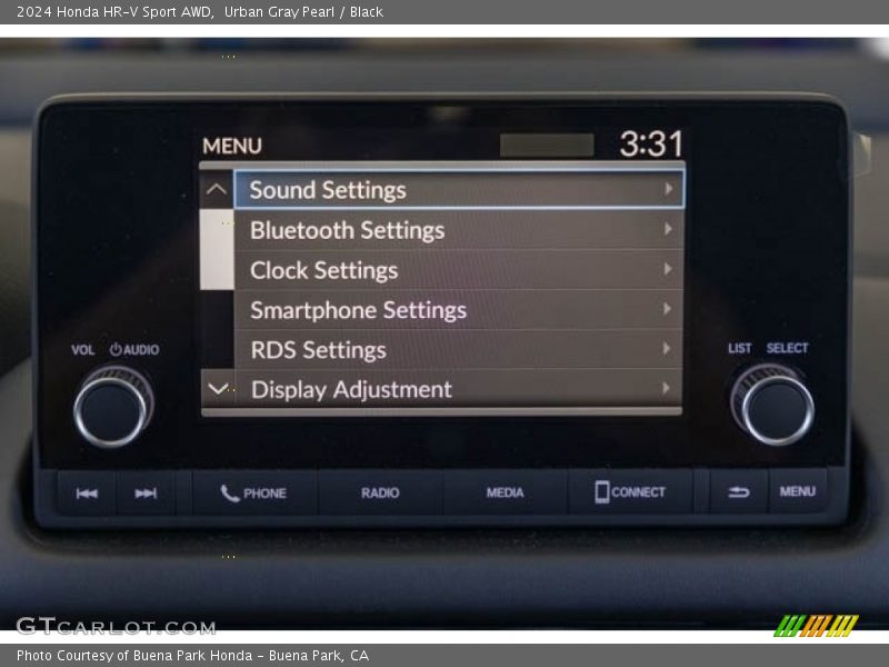 Controls of 2024 HR-V Sport AWD