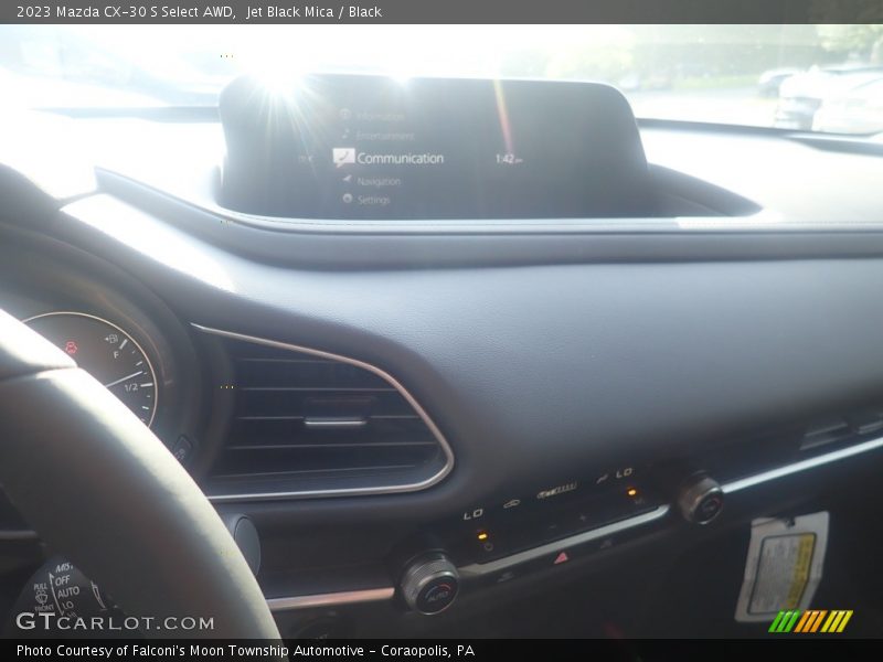 Jet Black Mica / Black 2023 Mazda CX-30 S Select AWD