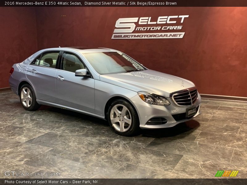 Front 3/4 View of 2016 E 350 4Matic Sedan