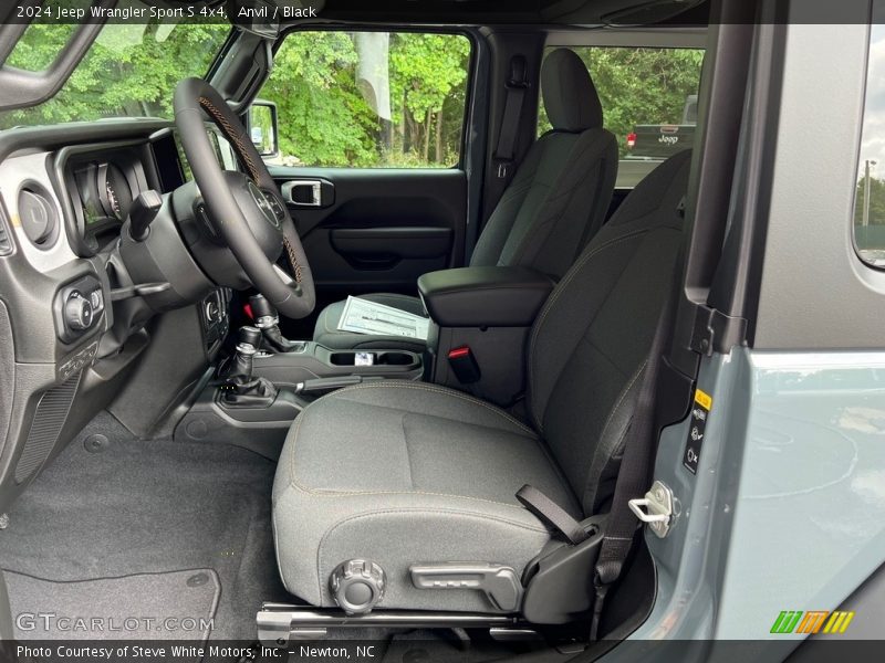 Front Seat of 2024 Wrangler Sport S 4x4