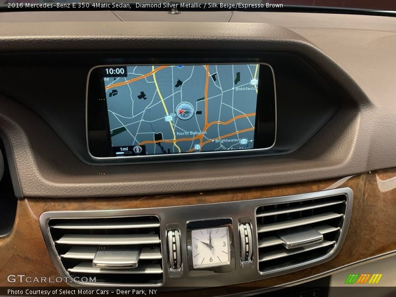 Navigation of 2016 E 350 4Matic Sedan