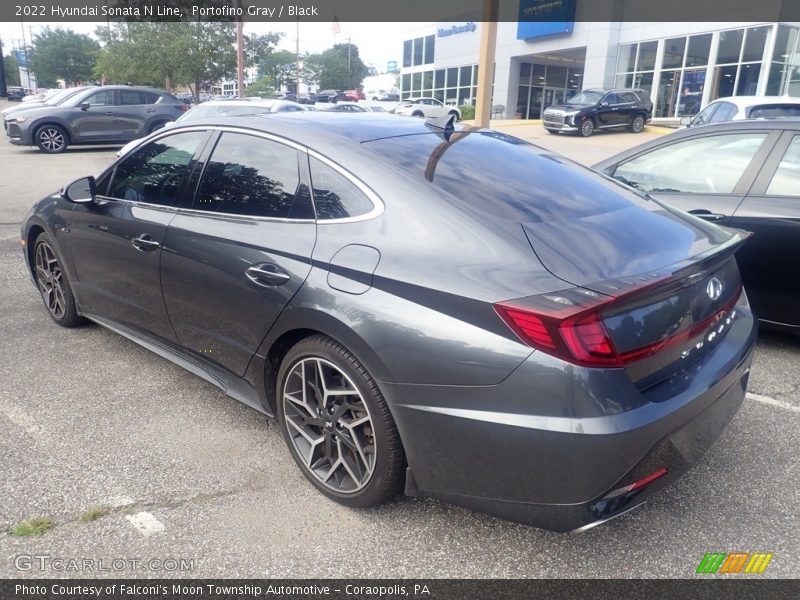 Portofino Gray / Black 2022 Hyundai Sonata N Line
