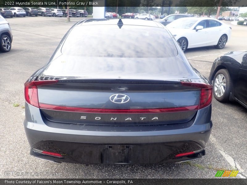 Portofino Gray / Black 2022 Hyundai Sonata N Line