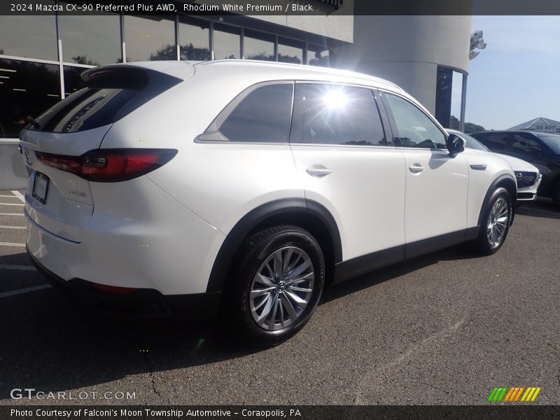 Rhodium White Premium / Black 2024 Mazda CX-90 Preferred Plus AWD