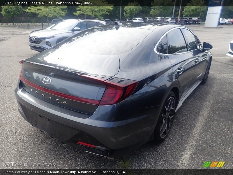 Portofino Gray / Black 2022 Hyundai Sonata N Line