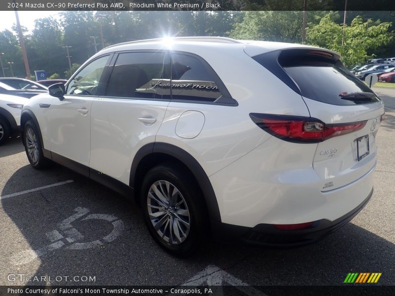 Rhodium White Premium / Black 2024 Mazda CX-90 Preferred Plus AWD
